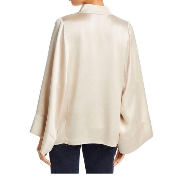 By Malene Birger Lomaria silk blouse shirt size 34 NWOT - Picture 3 of 3